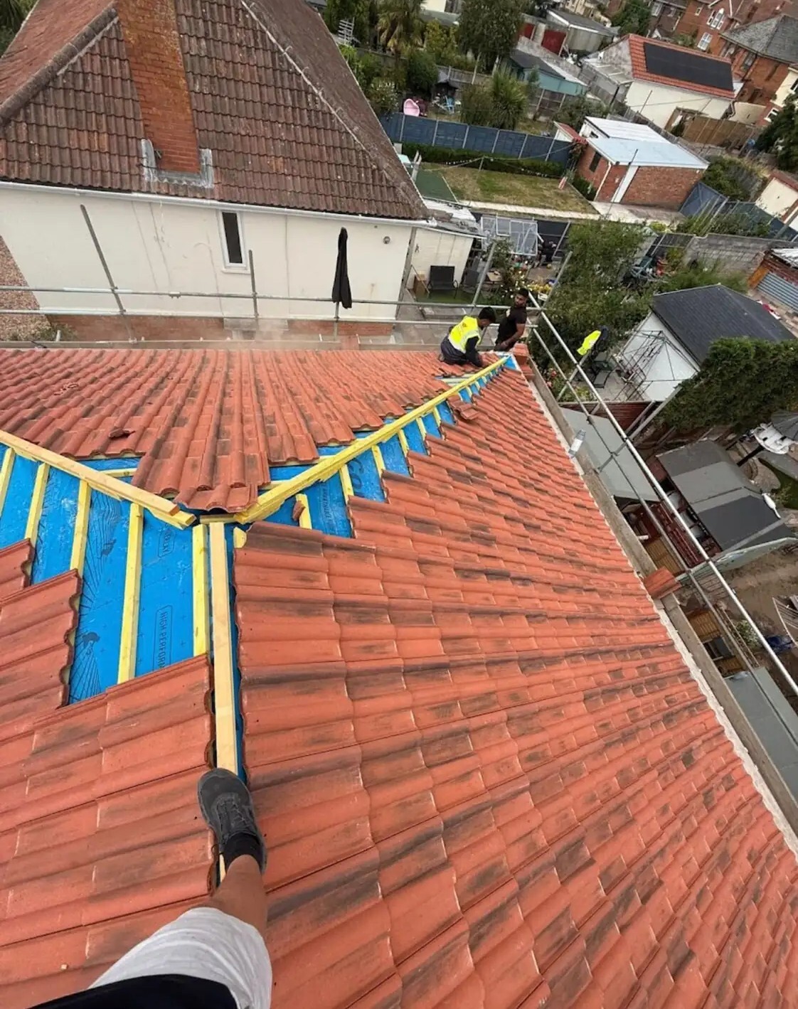 16 clay tile valley in progress Exeter